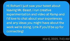 DM to Rohan