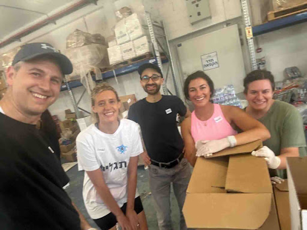 Packing supplies in warehouse
